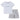 Lil Cactus - Light Gray Mallard Smocked Shirt and Shorts