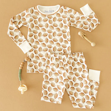 Magnolia Baby - Little Champs Toddler Long Pajamas. - Sand