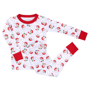 Magnolia Baby - Winking Santa Long Pajamas