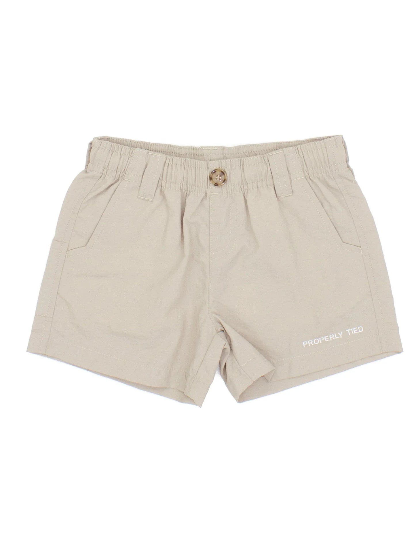 Properly Tied -  Baby & Boys Mallard Short - Khaki