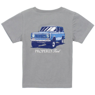 Properly Tied - Baby & Boys Joyride SS Battleship Grey
