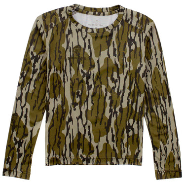 Properly Tied - Boys Ravine Tee LS Mossy Oak Original Bottomland
