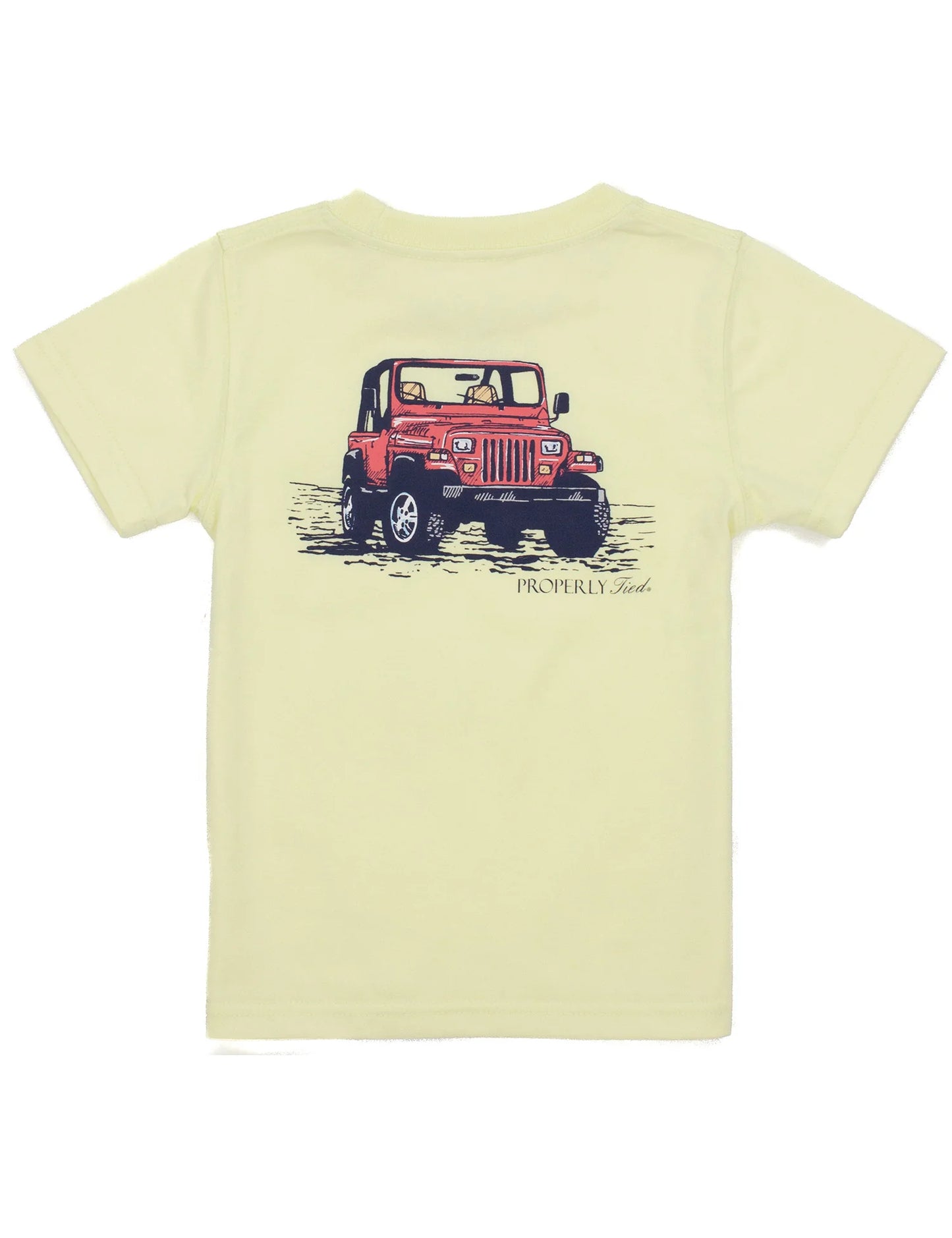 Properly Tied - Baby & Boys Offroad Short Sleeve - Light Yellow