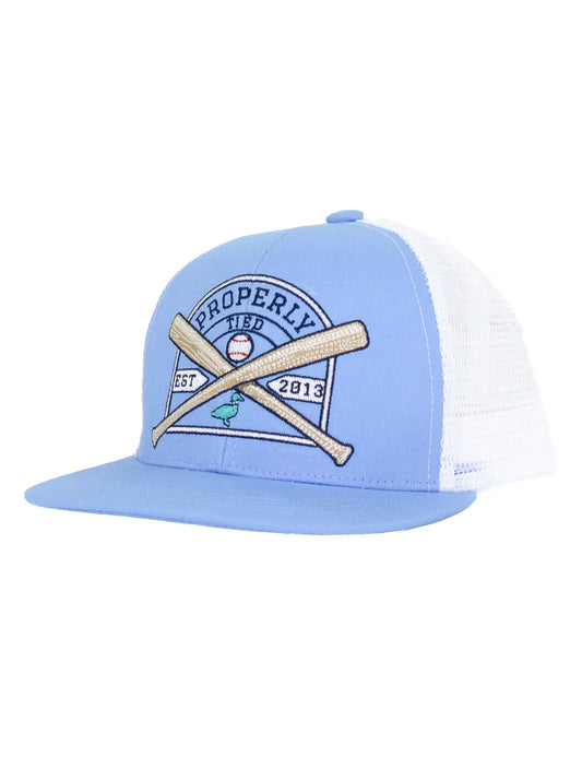 Properly Tied - Boys Trucker Hat Baseball Shield