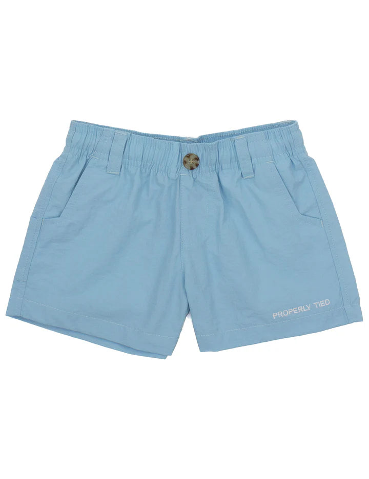 Properly Tied - Boys Mallard Short Aqua