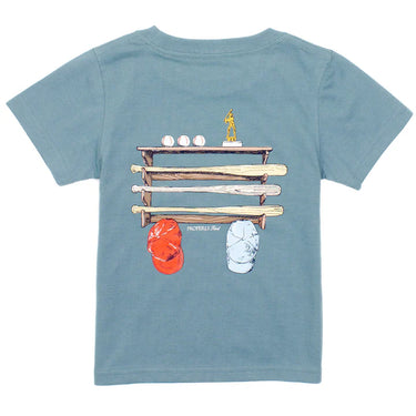 Properly Tied - Baby & Boys Bat Rack SS Steel Blue