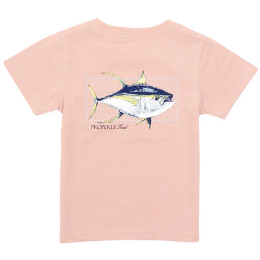 Properly Tied - Baby & Boys Tuna SS Peach