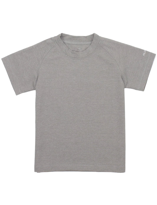 Properly Tied - Boys PDQ Tee Short Sleeve - Chrome Grey