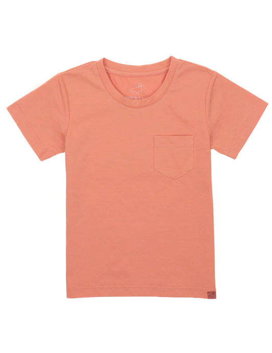 Properly Tied - Boys Valley Tee SS Island Coral