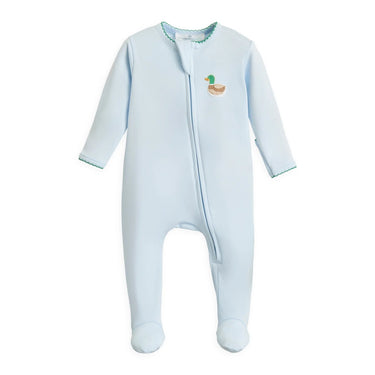 Magnolia Baby - Mini Mallard  Zipper Footie