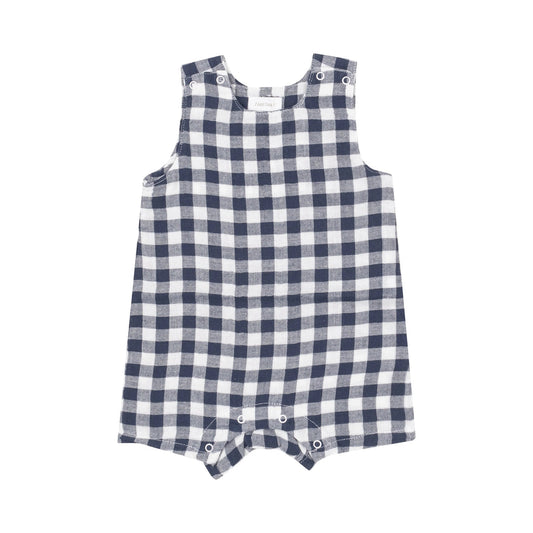 Angel Dear - Sleeveless Jon Jon -Gingham Navy