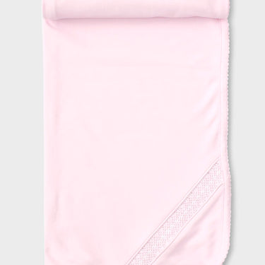 Kissy Kissy - Blanket with Hand Smocking - Pink