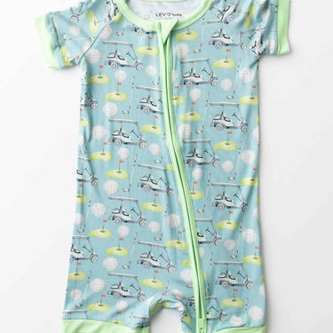 Lev Baby - Noah Shorts Zippered Romper