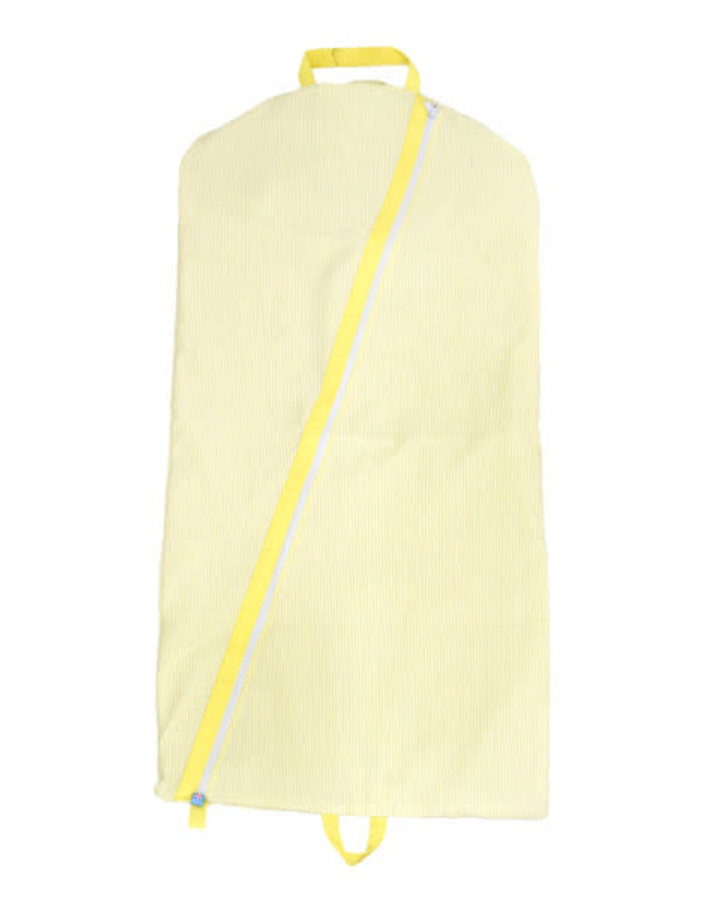 Mint - Yellow Seersucker Hanging Garment Bag