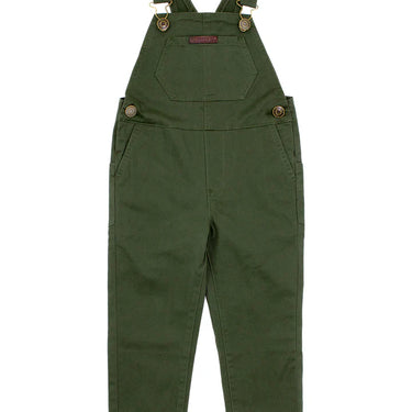Properly Tied - Boys Harvest Overalls Olive