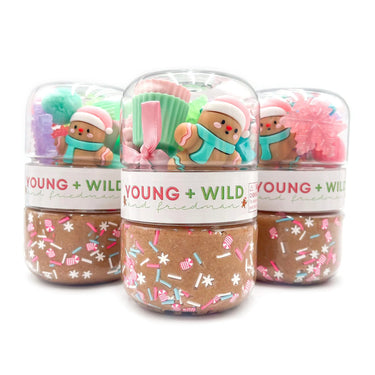 Young Wild & Friedman - Pastel Gingerbread Grab & Go Dough Jar
