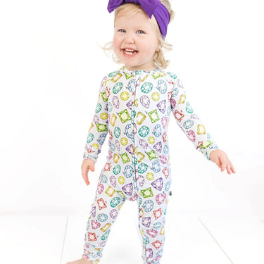 Lev Baby - The Convertible Romper - Ruby Poppy