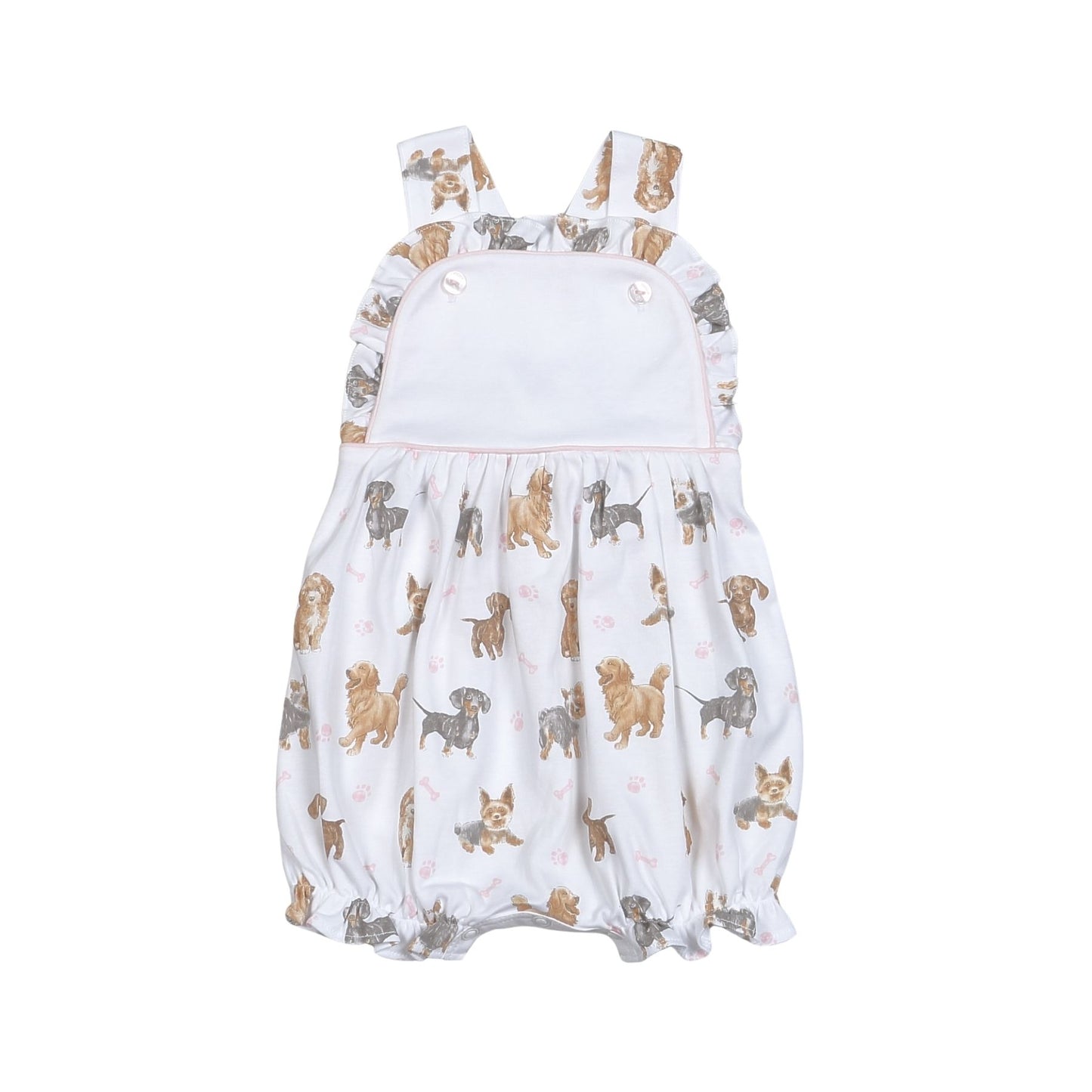 Baby Loren - Pink Puppy Pals Pima Sun Bubble