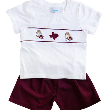 Ann + Reeves Robert Shorts Set - Boots and Dogs