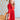 Mila & Rose - Red Velvet Ruffle Twirl Dress