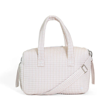 TRVL - Quilted Stroller Bag - Pimlico Stripe Sand