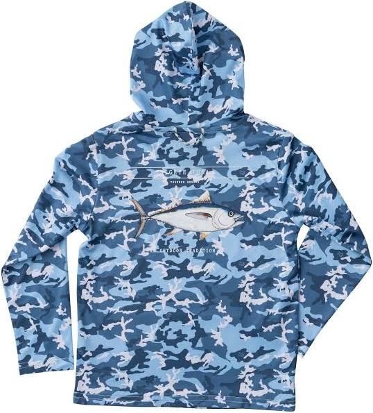 Prodoh -  Pro Performance Hoodie T-Shirt - Blue Camo 24