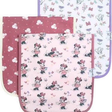 Copper Pearl - Minnie Mouse Burp Cloth Set (3-Pack)