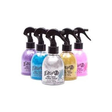 Klee Natural - Easy A Hair and Body Glitter  - Silver or Purple or Pink