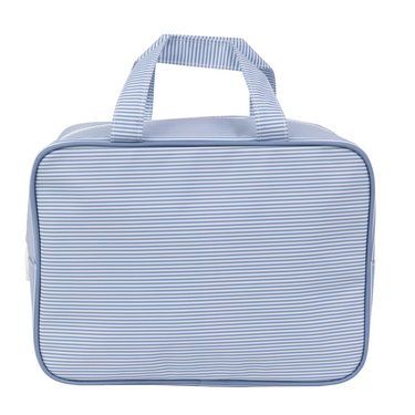 Apple Of My Isla - The Take It Tote  - Navy Mini Stripe