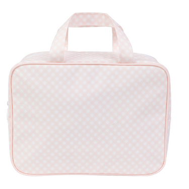 Apple Of My Isla - The Take It Tote  - Pink Gingham