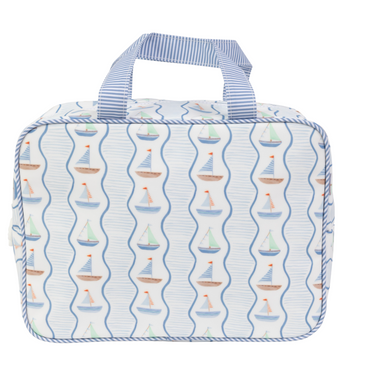 Apple Of My Isla - The Take It Tote -  Sailboats