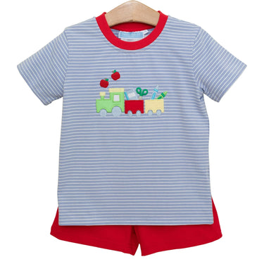 Trotter Street Kids - School Supplies Train Short Set