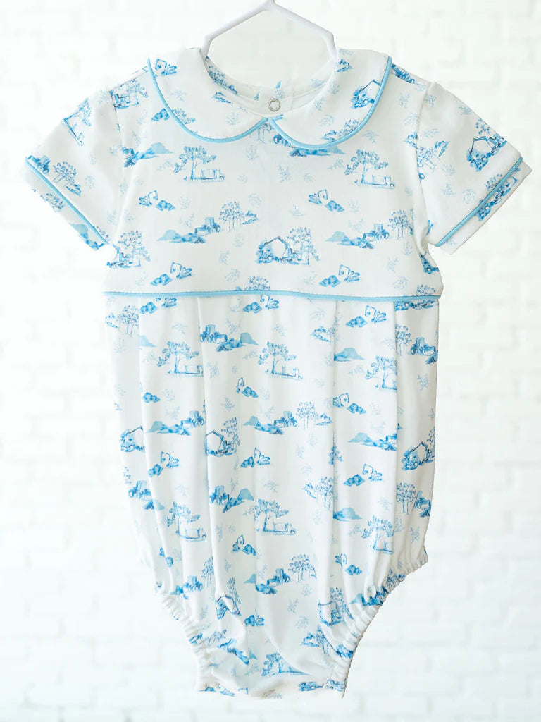 Ruth and Ralph - Truck Toile Boy Bubble