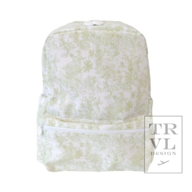 TRVL - Backpacker - Bunny Toile Green