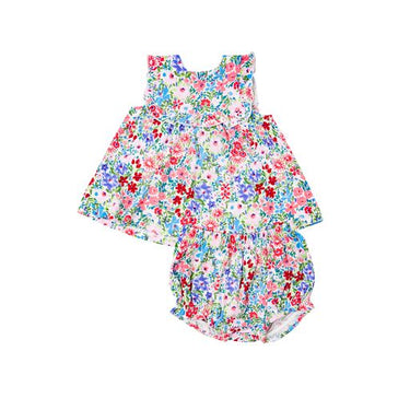 Angel Dear - Ruffle Top. & Bloomer - London Floral