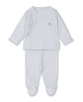 Kissy Kissy - Footed Pant Set - Blue