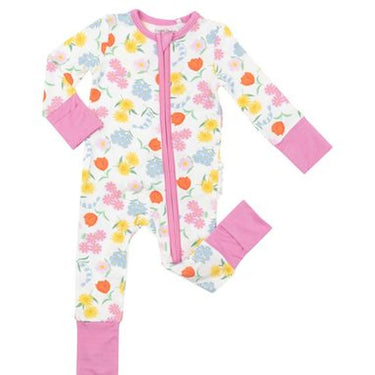 Angel Dear - 2 Way Zipper Romper - Freshly Picked Floral