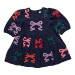 Pink Chicken - Girls Brooke Dress - Multi Bow Applique