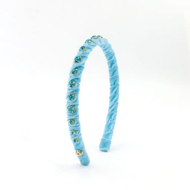 Poppyland - Velvet Stones Light Blue Headband