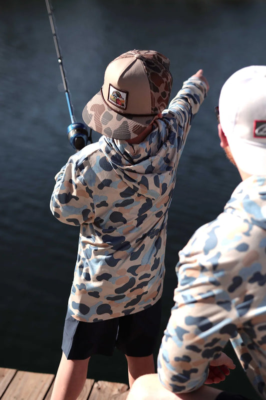 Burlebo - Youth Performance Hoodie - Rockport Camo