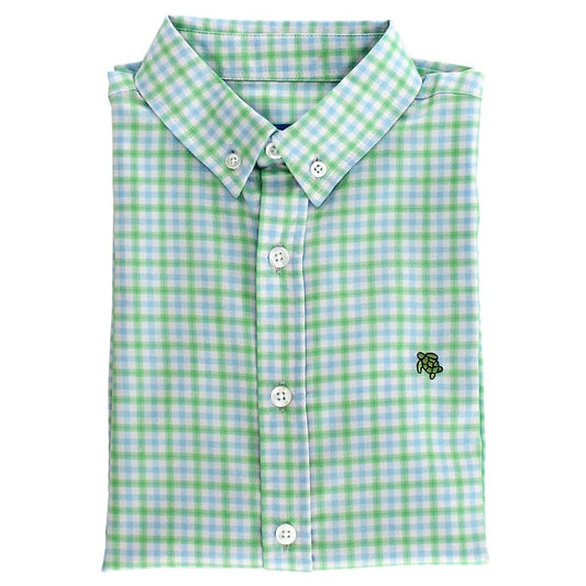 Bailey Boys - Performance Button Down Shirt -  Seaside