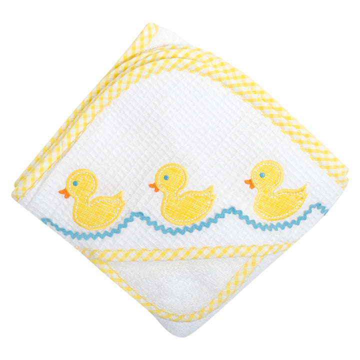 3 Marthas - Hooded Towel Set - Yellow Duck