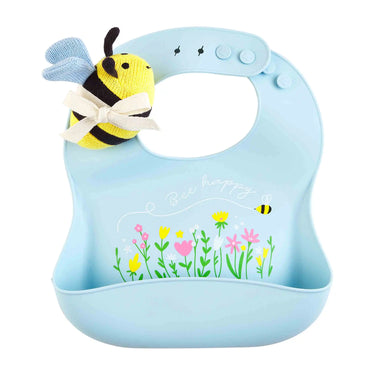 mud pie - Fish Silicone Bib and Rattle