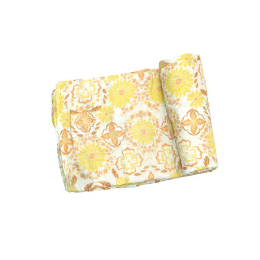 Angel Dear Swaddle Blanket - Golden Surf Floral
