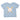 Oh Baby - Baseball Appliqué Cotton Slub Raw Edge Tee - Fog Heather