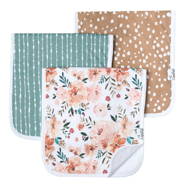 Copper Pearl -  Burp Cloth Set  (3-pack) - Autumn