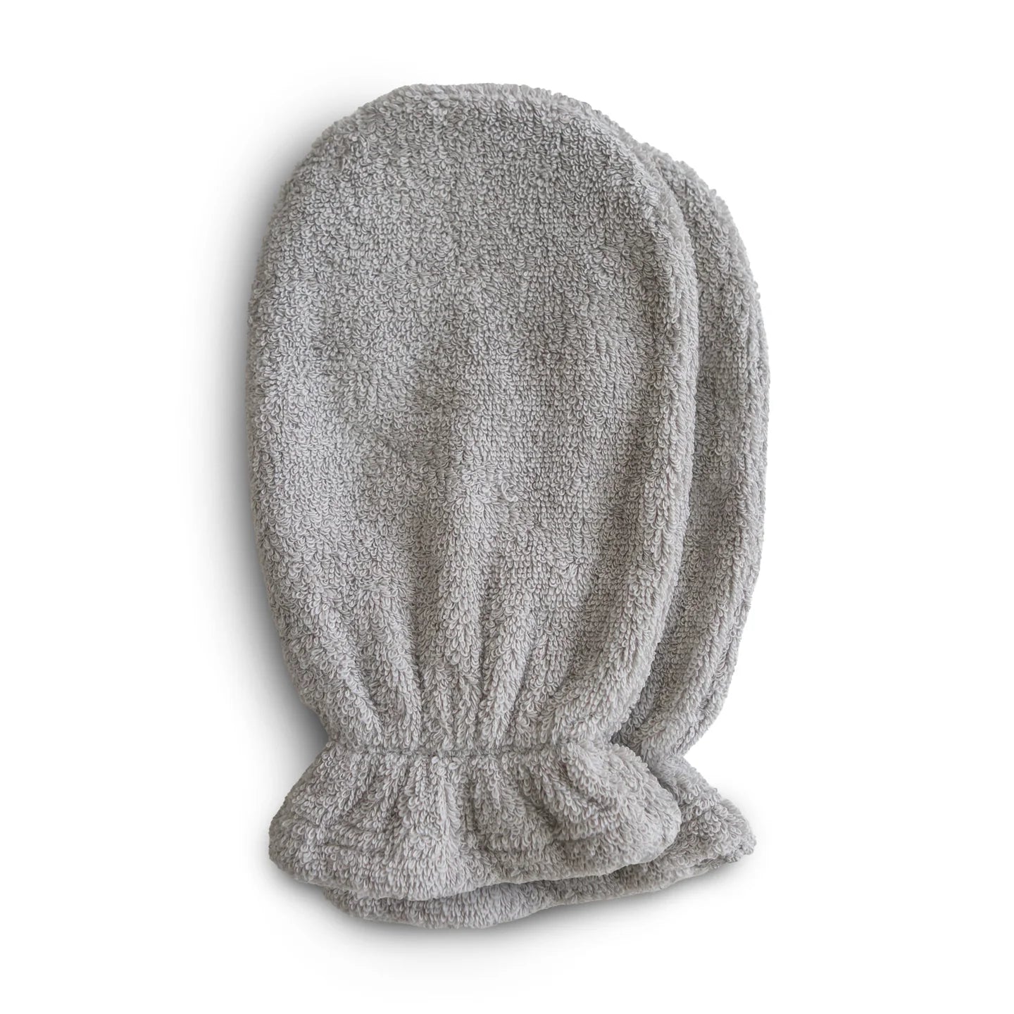Mushie - Organic Cotton Bath Mitt 2-pack - Gray