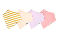 Copper Pearl - Baby Bandana Bib Set (4 Pack) - Sweetheart