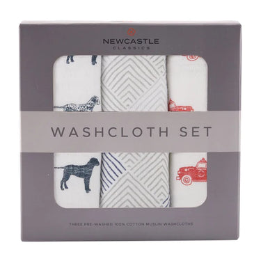 Newcastle - Fire Truck Washcloth Set