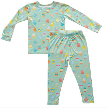 Macaron + Me - Easter Egg Two Piece Jammies